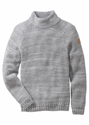 Пуловер Regular Fit с воротником-стойкой